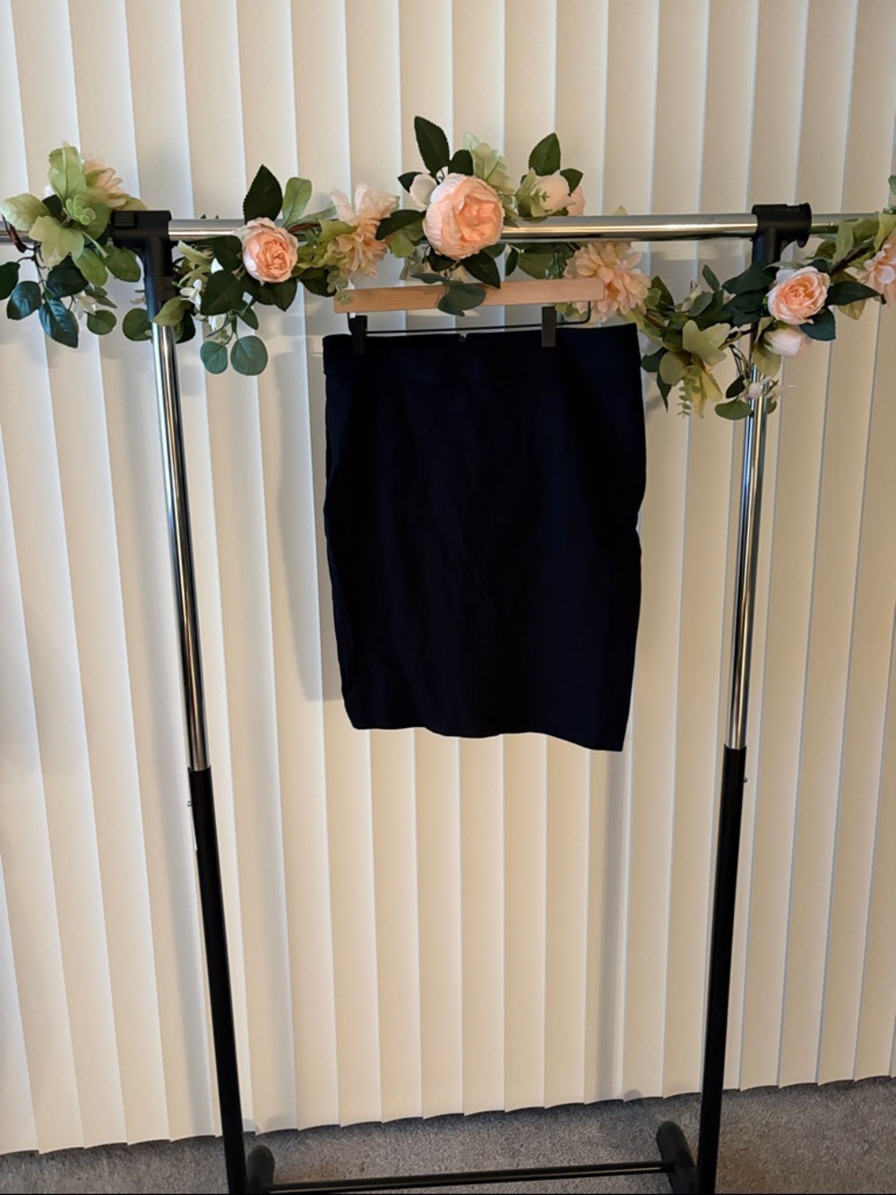 Lord & Taylor Black Mini Pencil Skirt